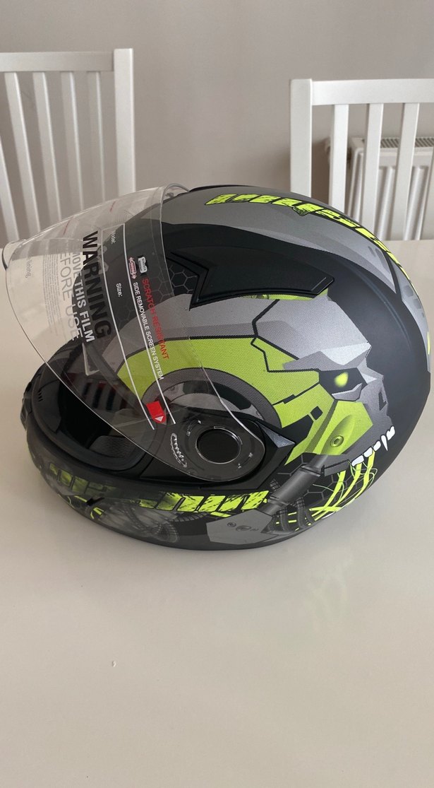 Motosiklet Kaskı L Beden - Görsel 3