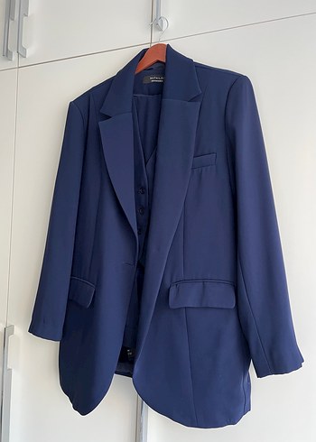 Mathilda Lacivert Kadın Blazer Ceket