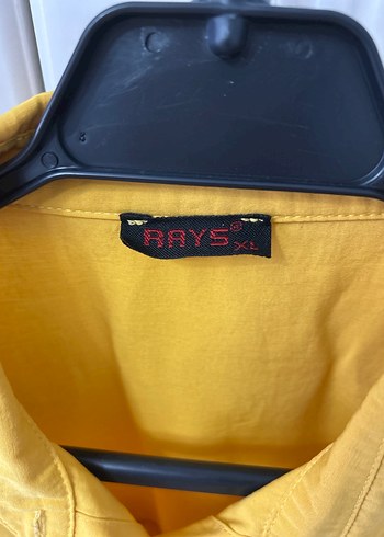 Sarı Düğmeli Bol Kesim Keten Gömlek - Görsel 4