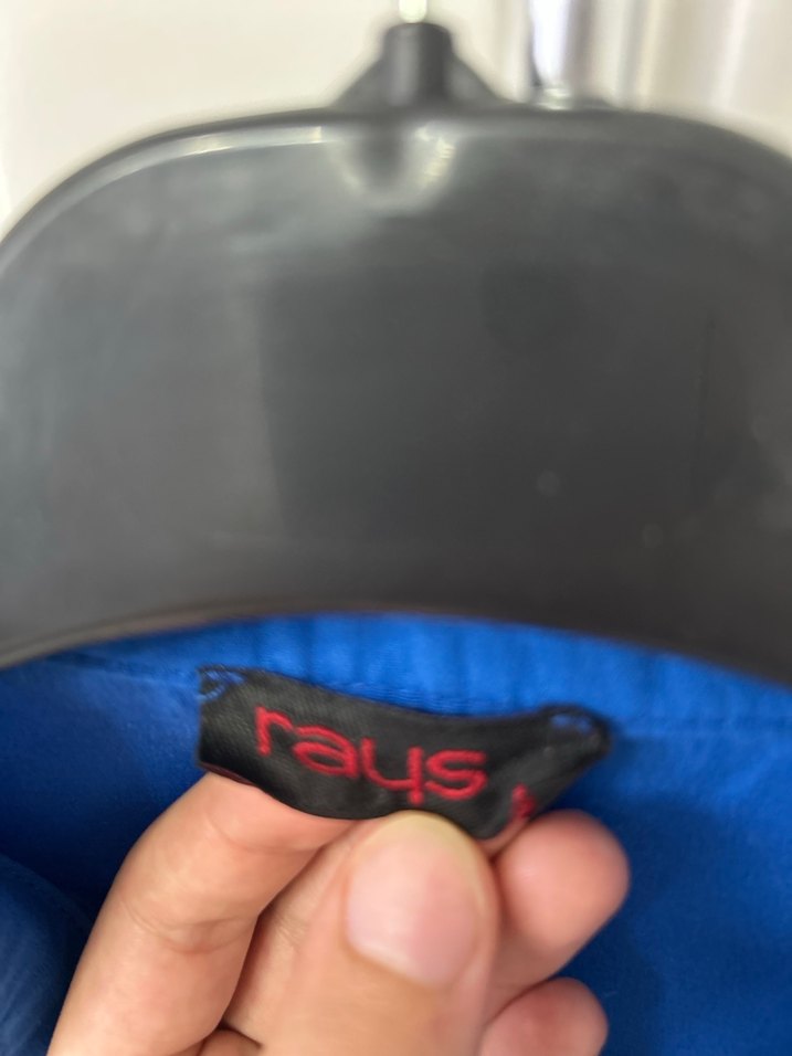 Mavi Düğmeli Keten Gömlek - Görsel 4