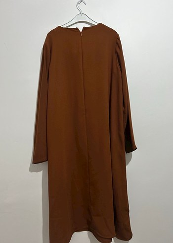 Kahverengi Uzun Kollu Salaş Tunik - Görsel 4