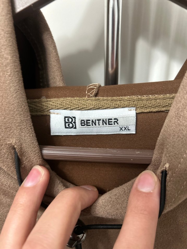 Kadın-erkek Süet Kapüşonlu Salaş Sweatshirt - Görsel 5