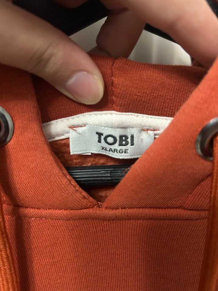 Kahverengi Kapüşonlu Oversize Sweatshirt - Görsel 4