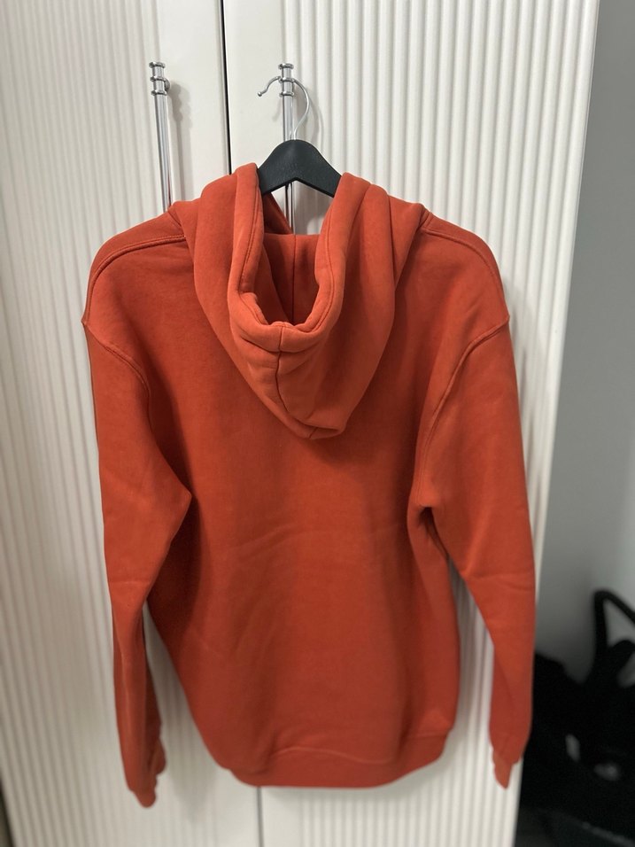Kahverengi Kapüşonlu Oversize Sweatshirt - Görsel 3