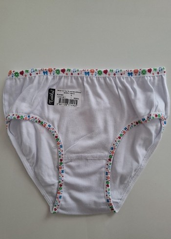 Tutku Kız Çocuk Elastan Hayvan desenli Bato-slip-külot-12 Adet - Görsel 5