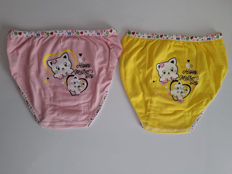 Tutku Kız Çocuk Elastan Hayvan desenli Bato-slip-külot-12 Adet - Görsel 2