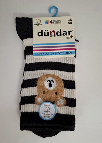 Dündar Bayan Ayıcıklı Çorap-Dikişsiz-Kokulu-6 Adet(36-40 Beden) - Görsel 5
