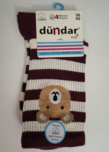 Dündar Bayan Ayıcıklı Çorap-Dikişsiz-Kokulu-6 Adet(36-40 Beden) - Görsel 8