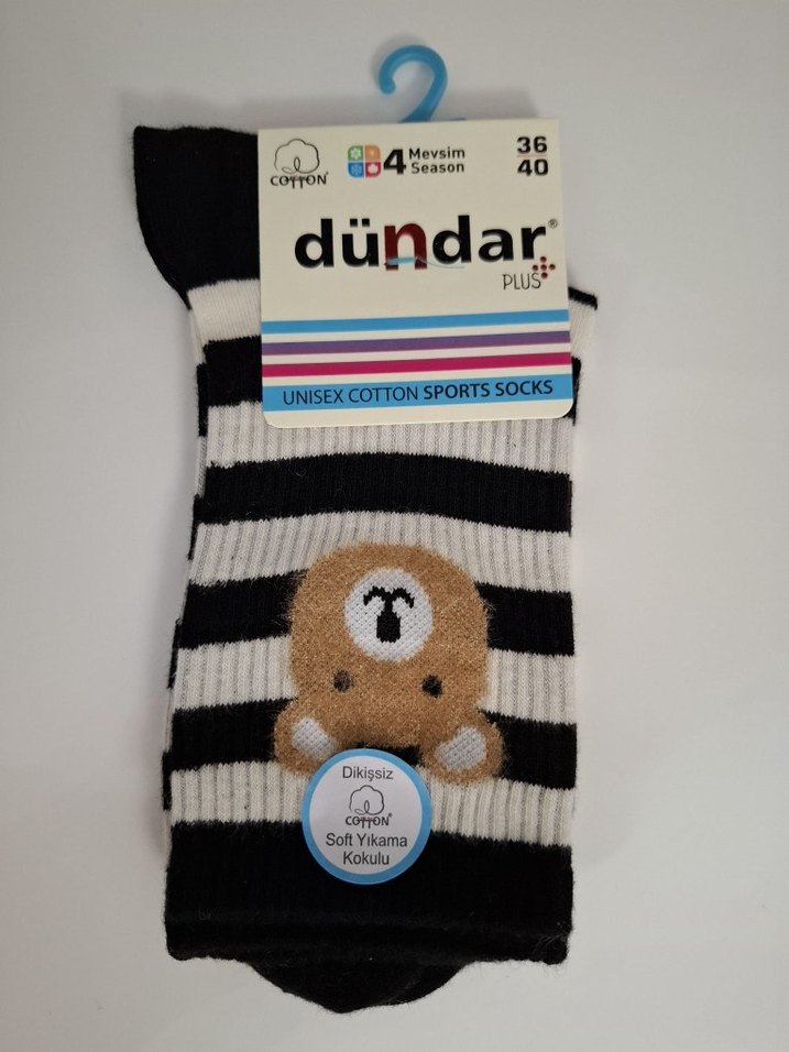 Dündar Bayan Ayıcıklı Çorap-Dikişsiz-Kokulu-6 Adet(36-40 Beden) - Görsel 5