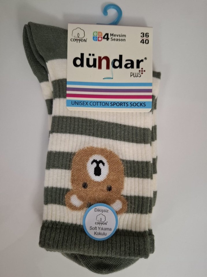 Dündar Bayan Ayıcıklı Çorap-Dikişsiz-Kokulu-6 Adet(36-40 Beden) - Görsel 3