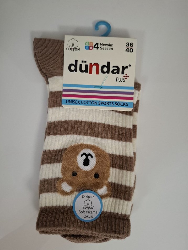 Dündar Bayan Ayıcıklı Çorap-Dikişsiz-Kokulu-6 Adet(36-40 Beden) - Görsel 4
