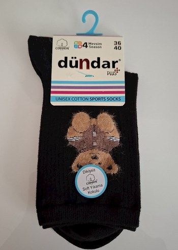 Dündar Kadın Ayıcıklı Çorap-Dikişsiz-Kokulu-6 Adet-(36-40 Beden) - Görsel 5