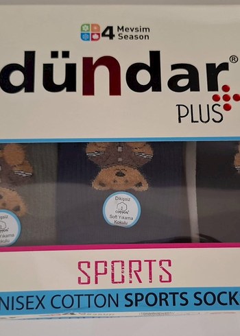Dündar Kadın Ayıcıklı Çorap-Dikişsiz-Kokulu-6 Adet-(36-40 Beden) - Görsel 9