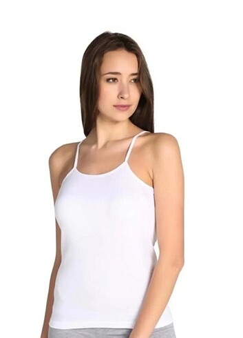 Tutku Bayan Ribana İp Askılı Atlet-6 Adet  #atlet - Görsel 4