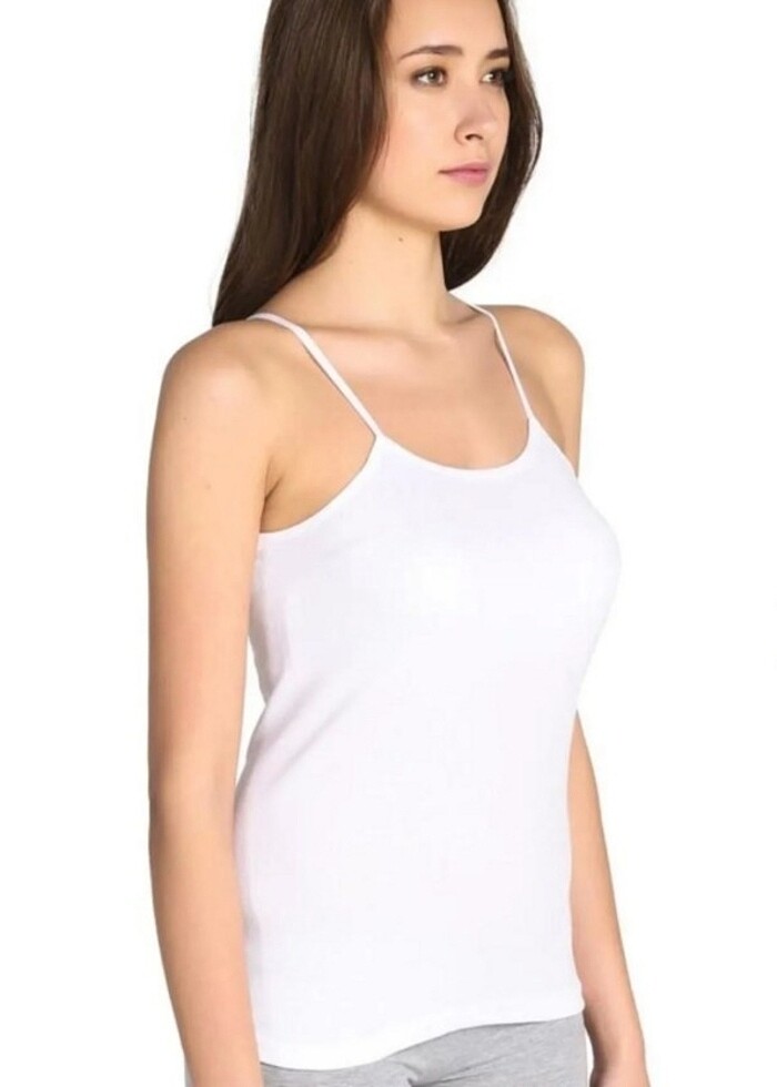 Tutku Bayan Ribana İp Askılı Atlet-6 Adet  #atlet - Görsel 3