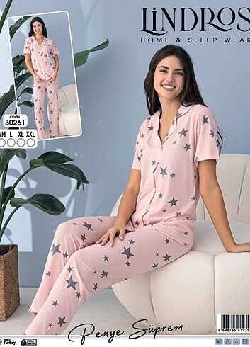 LİNDROS Kadın Pijama Takımı