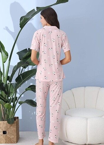 Diğer LİNDROS Pembe Bayan Pijama Takımı
