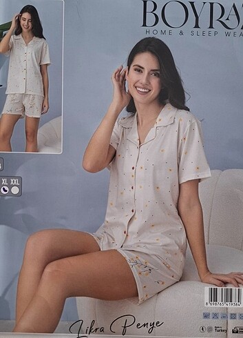 Boyraz Likra Penye Bayan Pijama Takımı