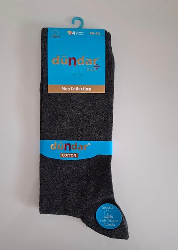 Dündar ErkekCotton4Mevsim Çorap-6Adet-Dikişsiz-Kokulu40-44 Beden - Görsel 3