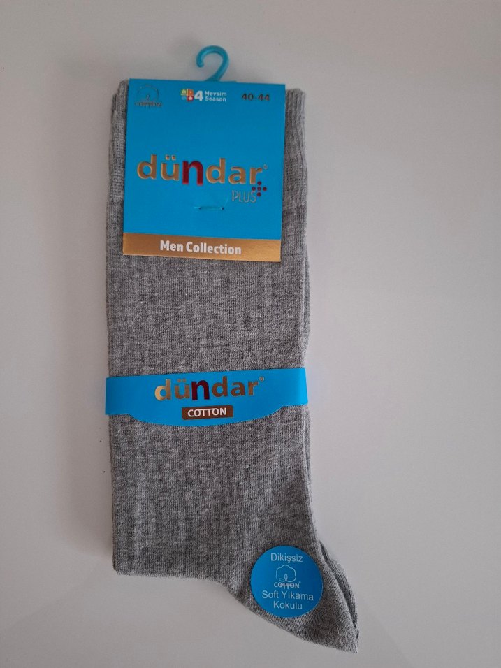 Dündar ErkekCotton4Mevsim Çorap-6Adet-Dikişsiz-Kokulu40-44 Beden - Görsel 4