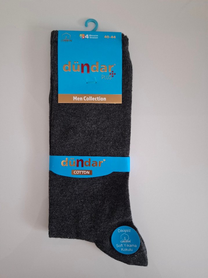 Dündar ErkekCotton4Mevsim Çorap-6Adet-Dikişsiz-Kokulu40-44 Beden - Görsel 3