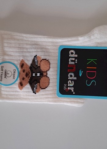 Dündar Cotton 4Mevsim Ayıcıklı Çorap-6 Adet-Dikişsiz-Kokulu-9Yaş - Görsel 6