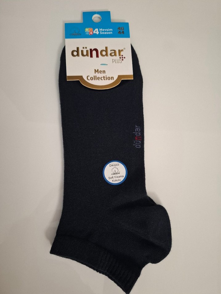 Dündar Erkek Penye Cotton Patik-4 Mevsim-6 Adet(40-44 Beden) - Görsel 4