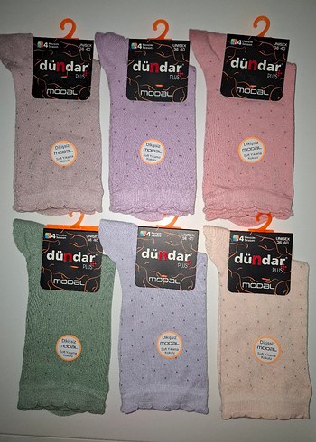 Dündar Kadın Çorap 6'lı- Dikişsiz- Parfümlü- Soft Yıkama - Görsel 3