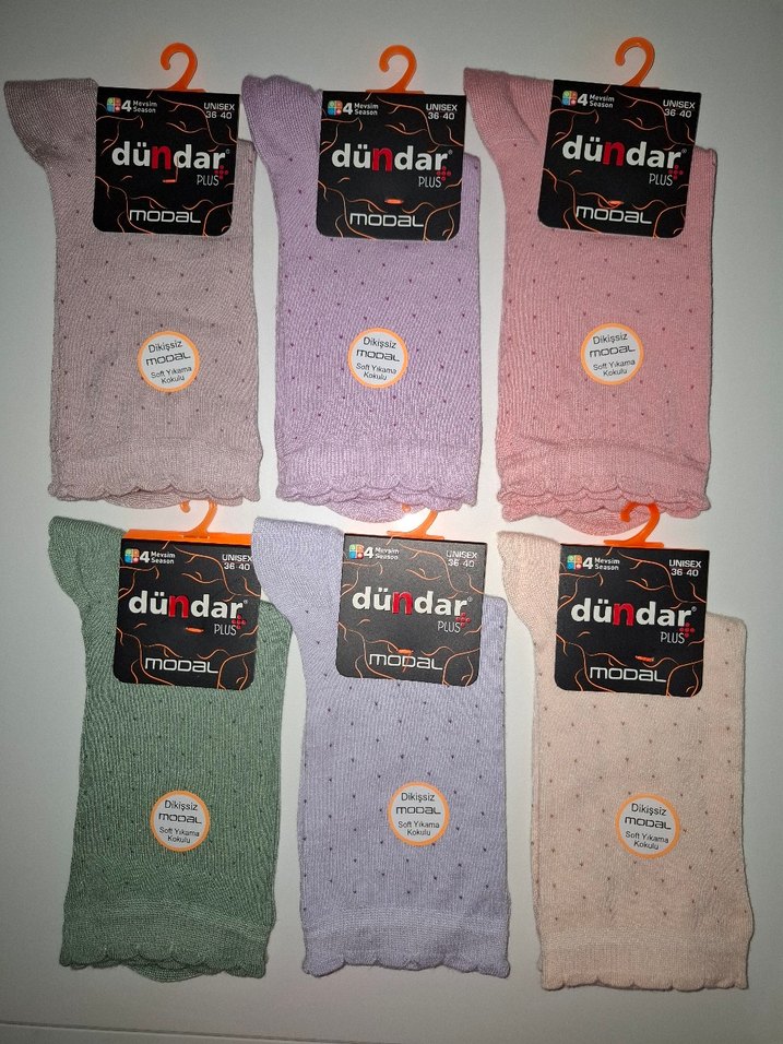 Dündar Kadın Çorap 6'lı- Dikişsiz- Parfümlü- Soft Yıkama - Görsel 3