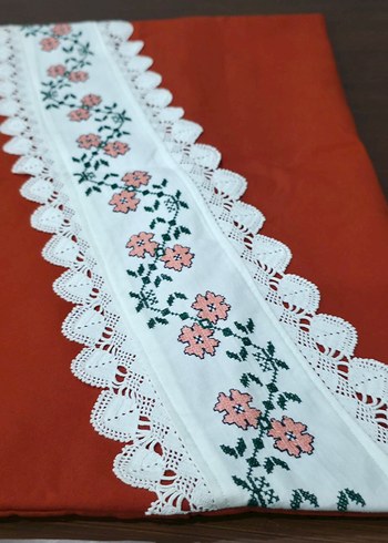 kanaviçeli 36/56 cm kenar kırlent - Görsel 5