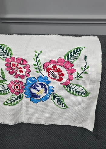 El işi kanaviçe runner - Görsel 2