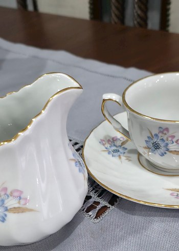 Vintage çay fincanı ve sütlük damgalı ayrı satılır - Görsel 2