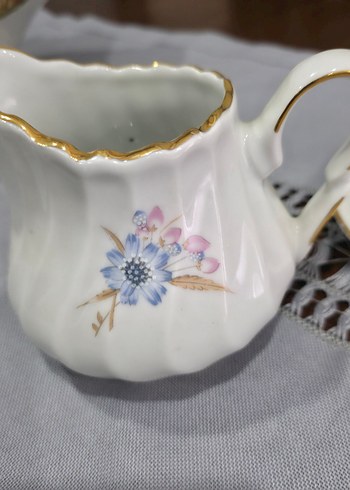 Vintage çay fincanı ve sütlük damgalı ayrı satılır - Görsel 8