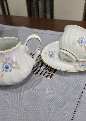 Vintage çay fincanı ve sütlük damgalı ayrı satılır - Görsel 6