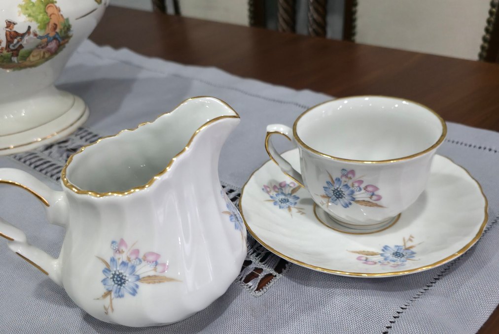 Vintage çay fincanı ve sütlük damgalı ayrı satılır - Görsel 2