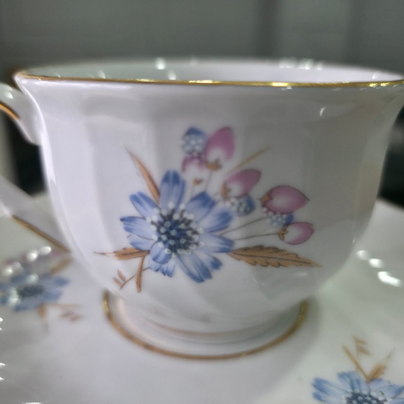 Vintage çay fincanı ve sütlük damgalı ayrı satılır - Görsel 4