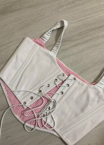 Beyaz Strappy Kadın Bustiyer - Görsel 3