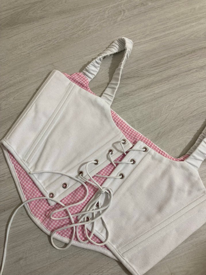 Beyaz Strappy Kadın Bustiyer - Görsel 3