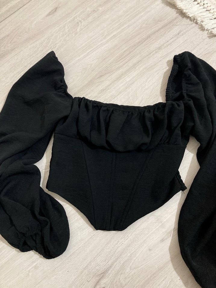 Korse Detaylı Bluz - Görsel 2