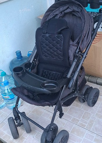 Siyah Bebek Arabası Katlanabilir Model
