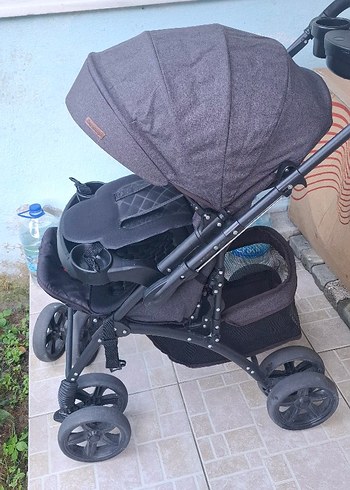 9- 36 kg Beden siyah Renk Siyah Bebek Arabası Katlanabilir Model