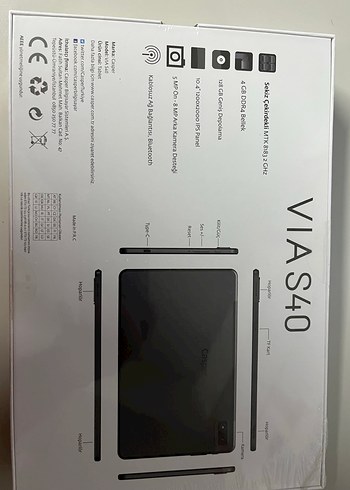 Casper VIA S40 Siyah Tablet - Görsel 2