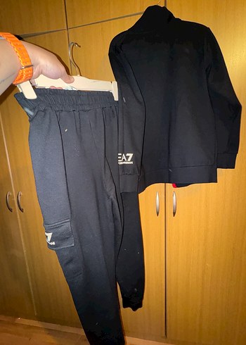 EA7 Fermuarlı (M) Yüksek Yakalı Eşofman Takımı - Görsel 6