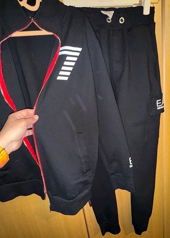 EA7 Fermuarlı (M) Yüksek Yakalı Eşofman Takımı - Görsel 2