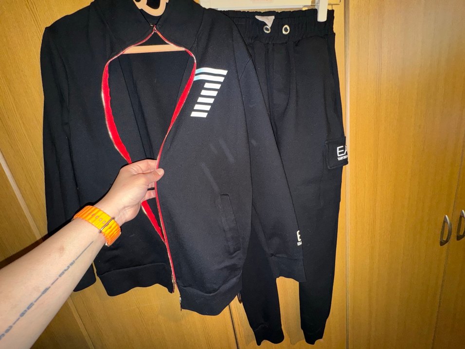 EA7 Fermuarlı (M) Yüksek Yakalı Eşofman Takımı - Görsel 2