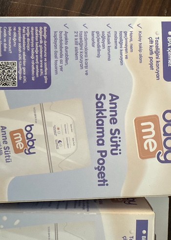 Bebek Sütü Saklama Poşeti 25'li - Görsel 2