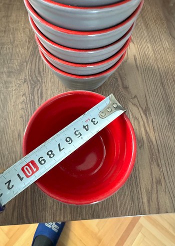 Keramika Çift Renkli Seramik Kase 10 Cm (8 Adet) - Görsel 3