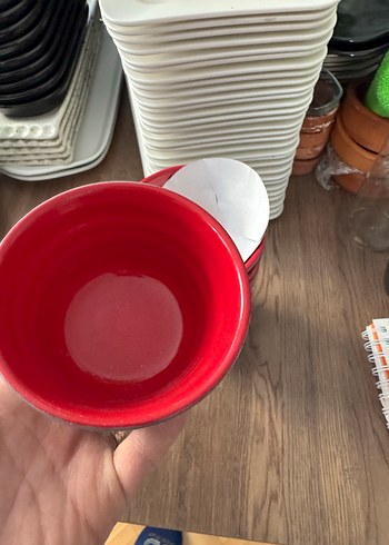 Keramika Çift Renkli Seramik Kase 10 Cm (8 Adet) - Görsel 4