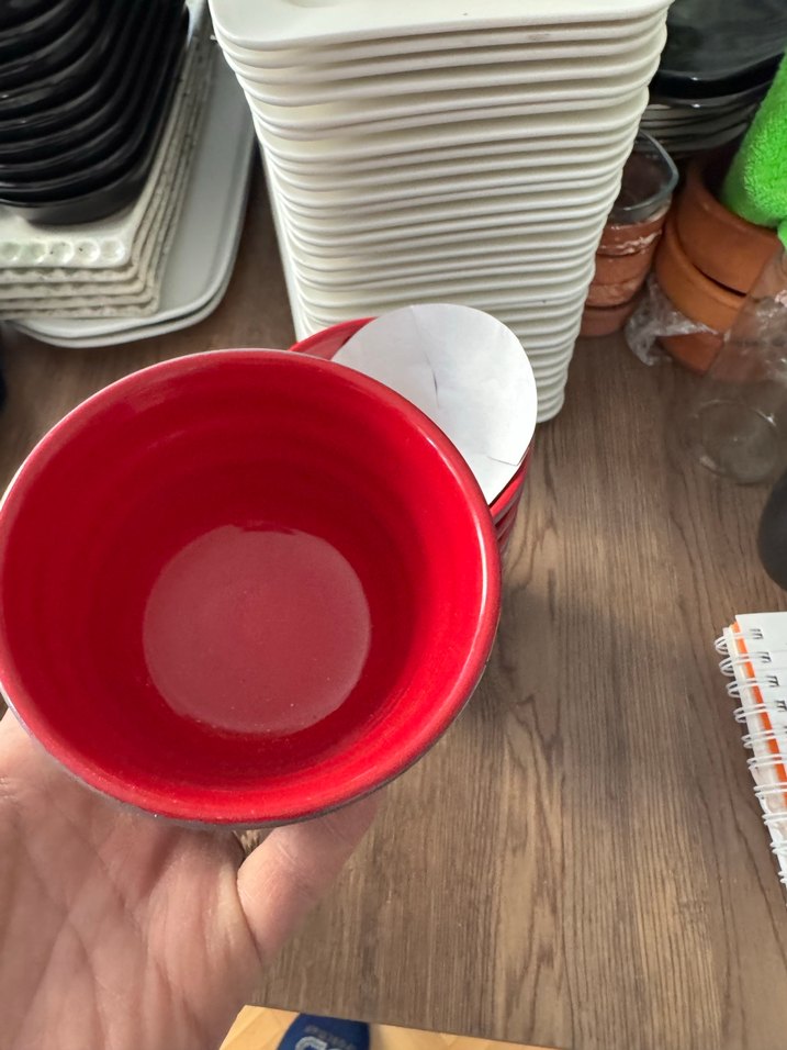 Keramika Çift Renkli Seramik Kase 10 Cm (8 Adet) - Görsel 4