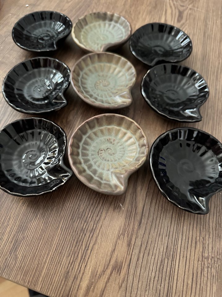 Deniz kabuğu şeklinde seramik Çerezlik - Görsel 2